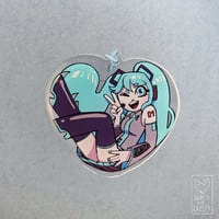 Image 2 of [VOCALOID] Hatsune Miku - Keychain