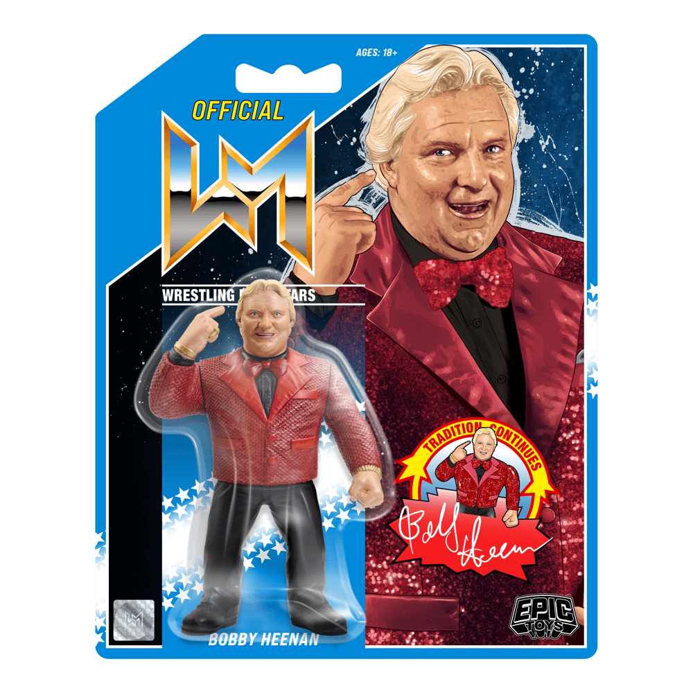 **IN STOCK - LIMITED** Bobby The Brain Heenan Wrestling Megastars Series 3 Figure by Epic Toys