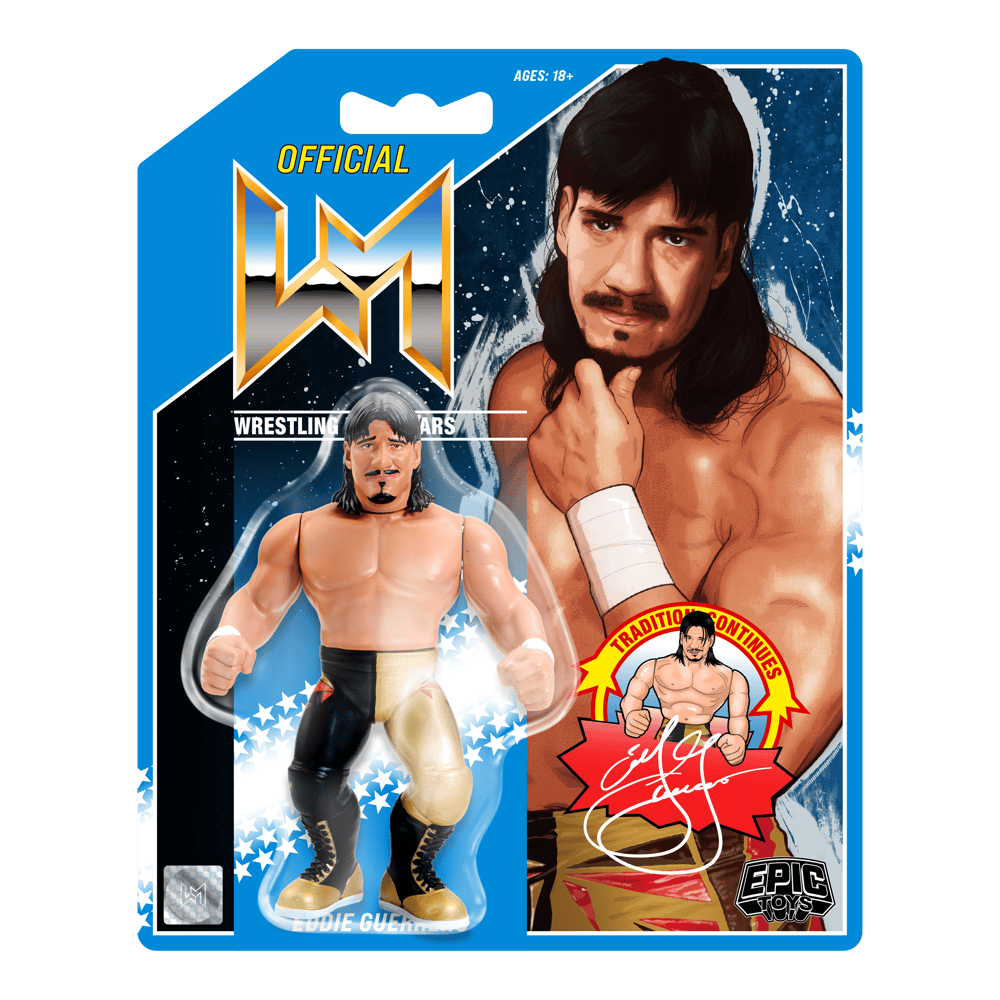 **limited stock remaining** Eddie Guerrero Wrestling Megastars Series 3 Figure by Epic Toys