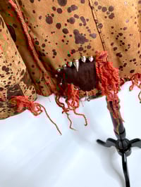 Image 14 of 🎀 PIERCED CAPSULE 🎀 UNIQUE PIECE VINTAGE SPOTTED LEATHER JACKET CUSTOMIZED WITH SPIKES & WOOL