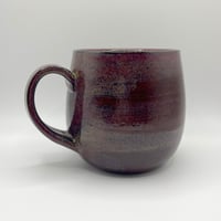 Image 1 of maroon speckled mug