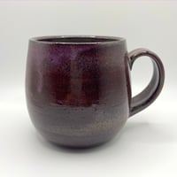 Image 2 of maroon speckled mug