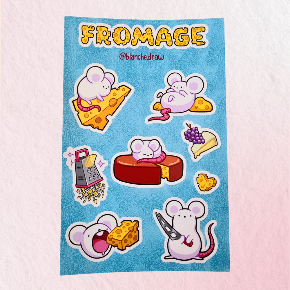 Image of Fromage - Stickersheet