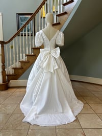 Image 4 of 1980s Satin Princess Gown