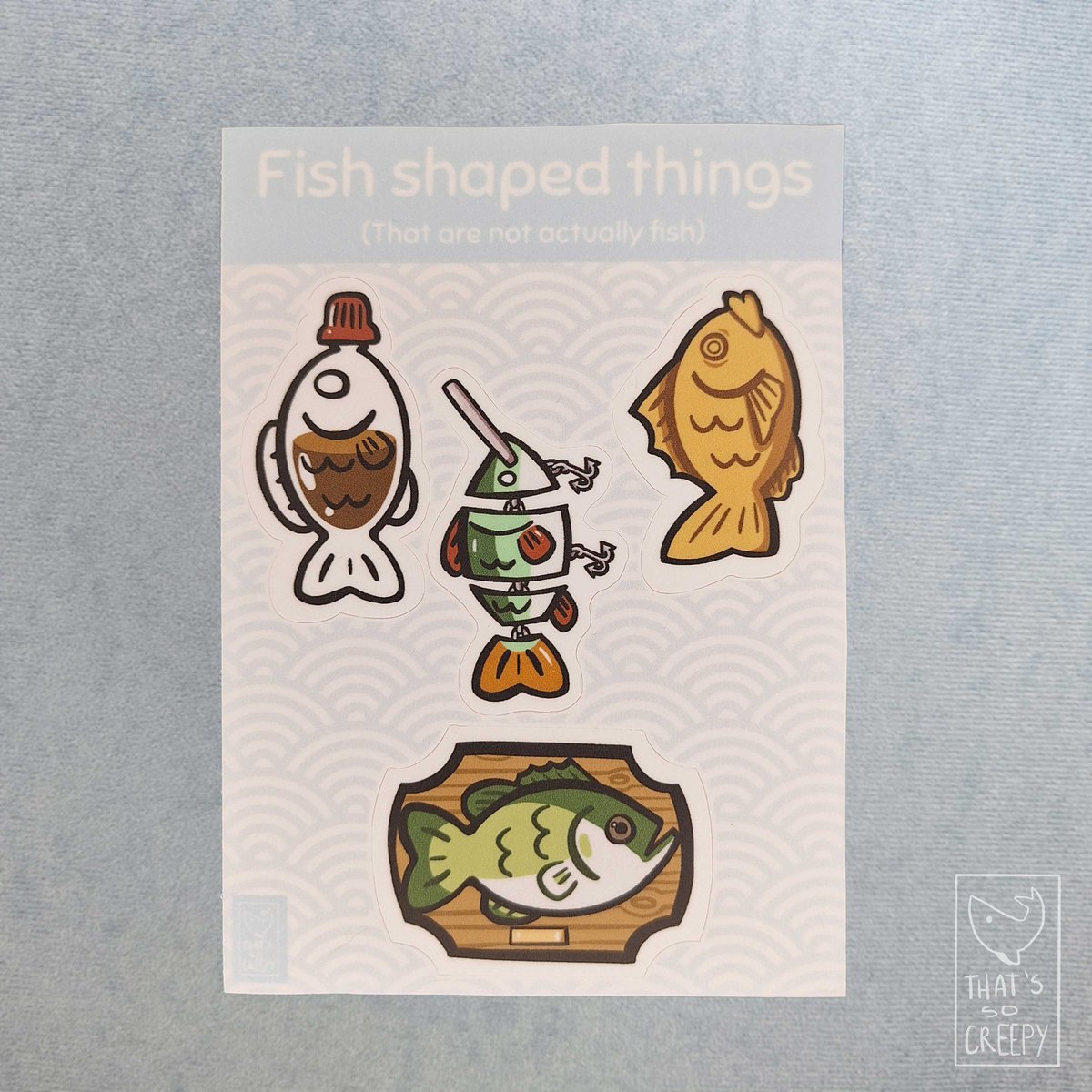 [ANIMALS?] - Fish shaped things - Vinyl Sticker Set | Thatssocreepy x ...