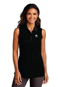 Image 2 of Ladies Embroidered UV Sleeveless Polo - 3 color options