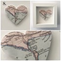 Rocket & Co. 'Love Dorset' And Dorset Area Framed Map Heart Artworks