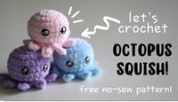 Image 2 of Blagdon amigurumi octopus workshop Thursday June 13th 7-9pm