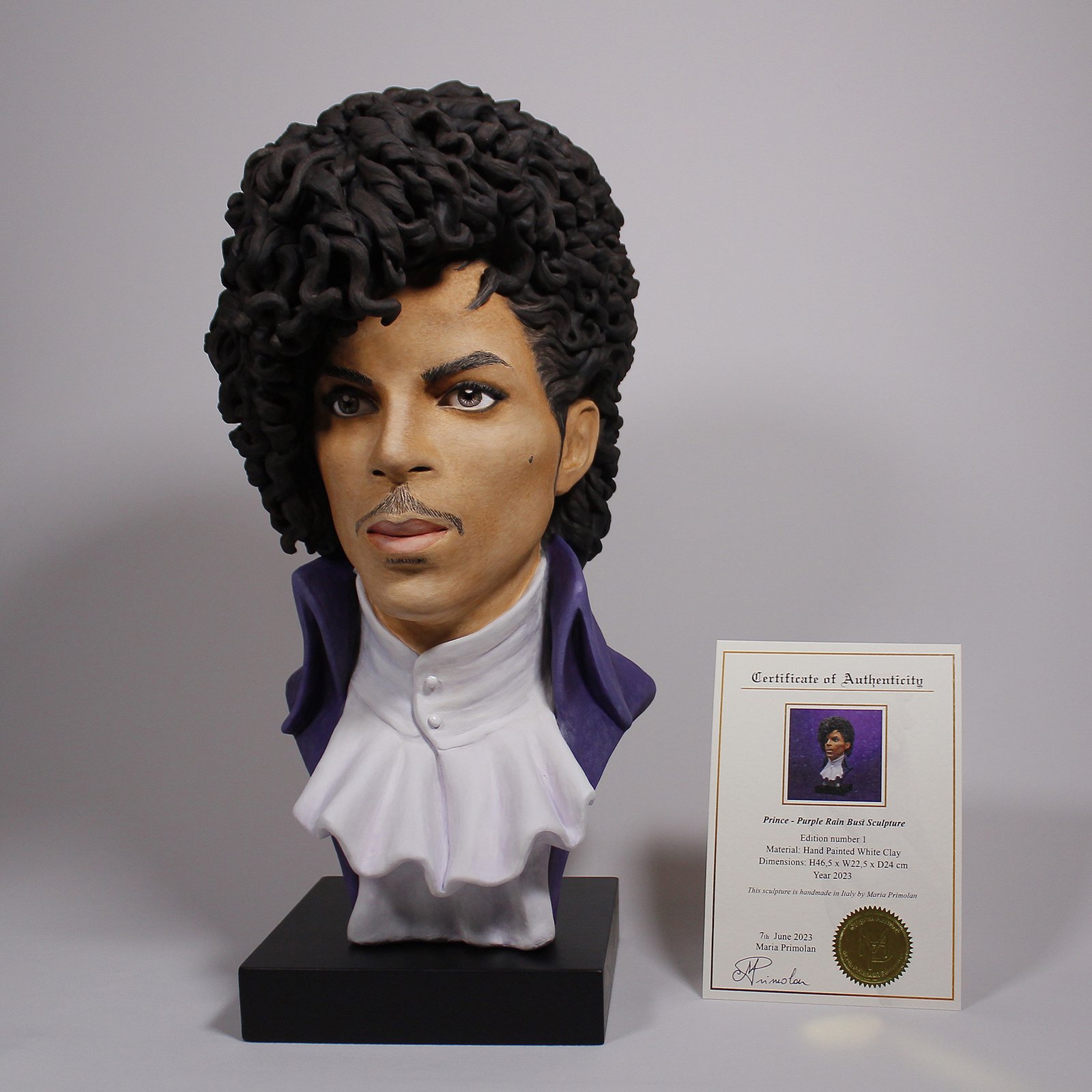 Prince - Purple Rain *Bust Sculpture* (Pre-Order) | BowieGallery