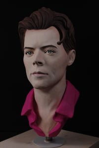 Image 7 of Harry Styles - Hand Painted Clay Bust Sculpture