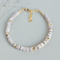 Image 5 of 'Dune' Gold shell beach bracelet
