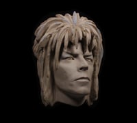 Image 11 of Labyrinth 'Jareth The Goblin King' Painted Ceramic Face Sculpture