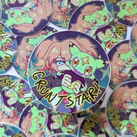 Image 1 of Gruntstar Circle Sticker