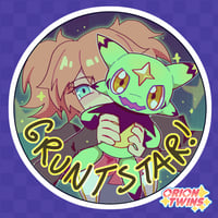 Image 3 of Gruntstar Circle Sticker