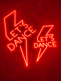 Image 7 of Colour Changing 'Let's Dance' Neon LED Light