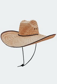 Image 1 of Extra Wide Straw Cowboy Hat