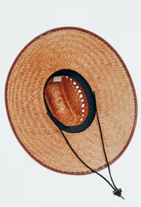 Image 2 of Kids Vented Straw Lifeguard Hat