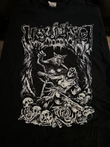 Image of HOWLING werewolf gore T-SHIRT size XL