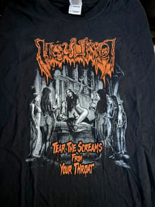 Image of HOWLING Tear the Screams From Your Throat T-SHIRT size XL