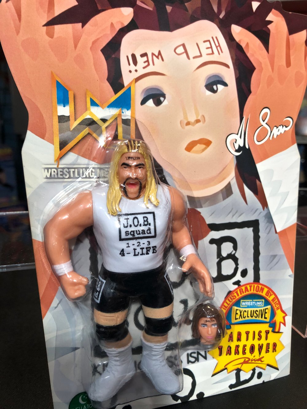 Chella Toys Wrestling Megastars Al Snow Figure Exclusive Card Variant