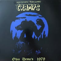 the CRAMPS - "Wild Psychotic Teen Sounds! - Ohio Demo's 1979" LP (Yellow Vinyl) 