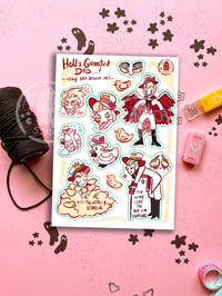 Hell's Greatest Dad...? - Vinyl Sticker Set | Hazbin Hotel