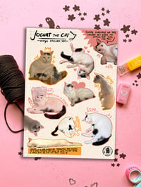 Jogurt the Cat Vinyl Sticker Set