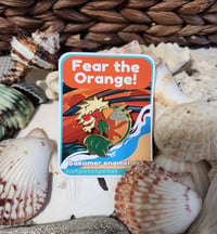 Image 2 of OVERSTOCK: FEAR THE ORANGE Bakumer Hard Enamel Pin