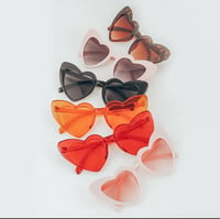 Image 1 of Retro Heart Sunglasses