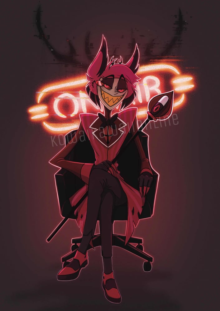 Image of Alastor Print ( Hazbin Hotel )