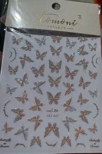 Butterfly Iridescent Stickers  Ms 483