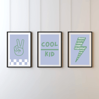 Image 2 of Cool Kid Set Of 3 Prints