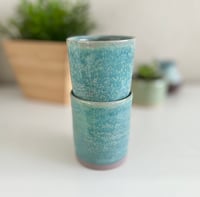 Image 2 of Turquoise Tumblers - Set of 2
