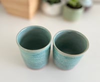 Image 3 of Turquoise Tumblers - Set of 2
