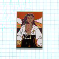 COVER ME QUEER FABIO ENAMEL PIN 