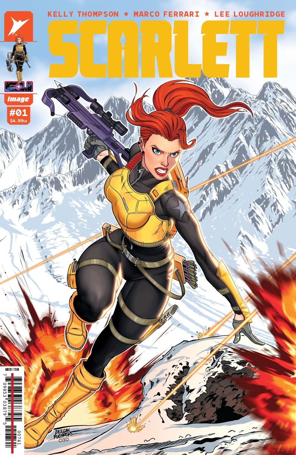 Image of Scarlett #1 Deegan Puchkors Exclusive Variant Cover