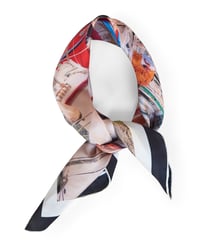 Image 2 of Hydra Harbor silk scarf