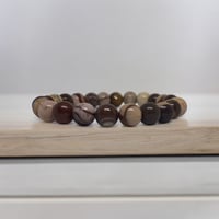 Australian Zebra Jasper Natural Stone Bracelet