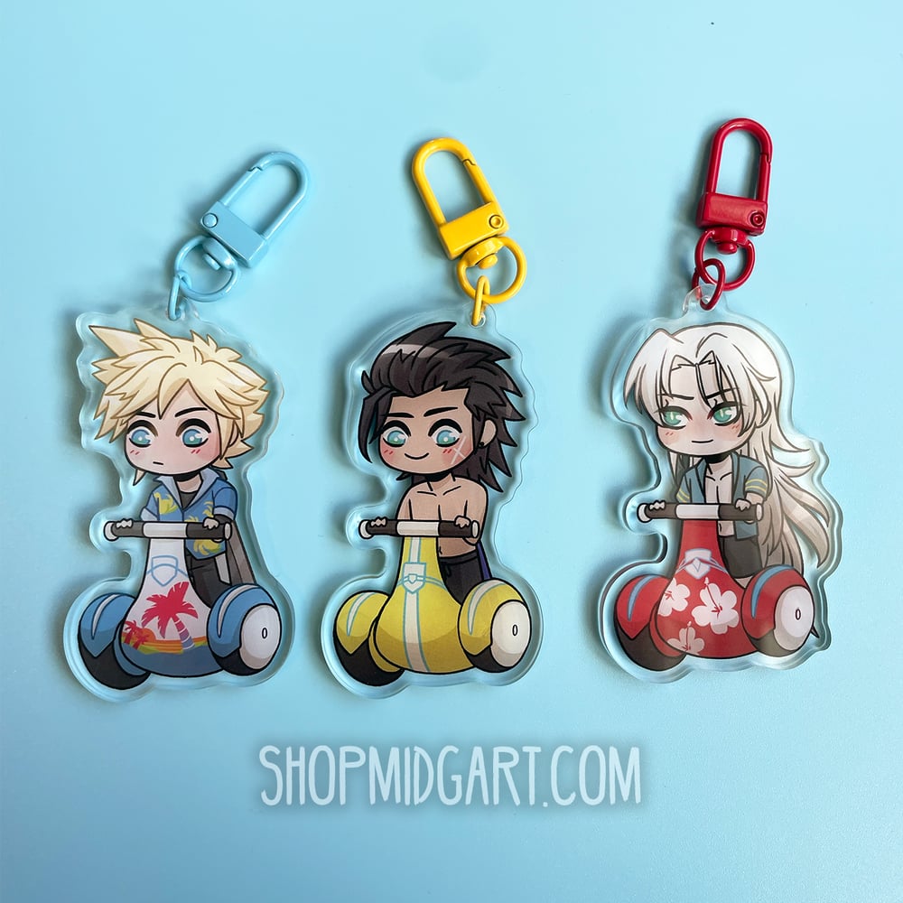 Wheelie Keychains