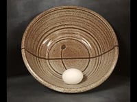 Image 1 of Big Toasty Brown Pasta Bowl from Bruen Pottery