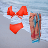 Set Bikini panty alta Brigitte + Pareo