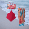 Set Trikini + pareo Talla M
