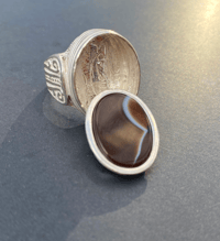 Image 3 of King's Ring (Brown Agote)
