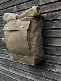 Image 5 of Motorcycle bag with detachable cross body strap