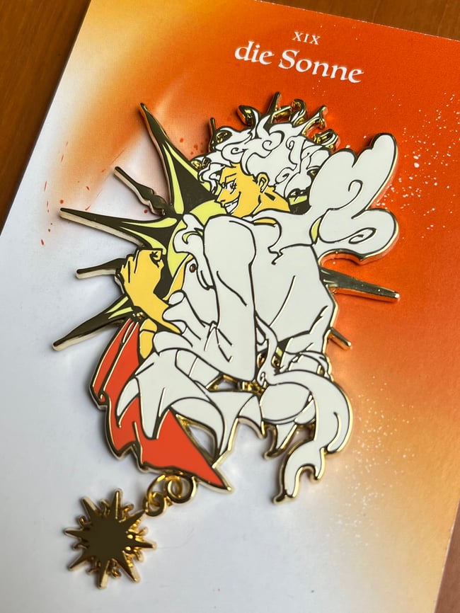 die Sonne, der Mond, die Erde - Romance Dawn Trio Enamel Pins & Stickers