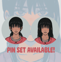 (PREORDER) Asa Button Pins 