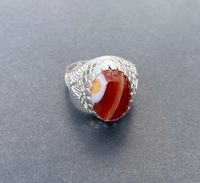 Image 1 of Royalty Ring (Burgundy Agote)