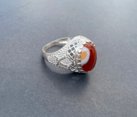 Image 2 of Royalty Ring (Burgundy Agote)