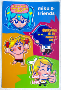 Miku and Friends Sticker Sheet (PREORDER)