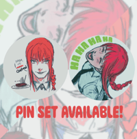 (PREORDER) Makima Button Pins